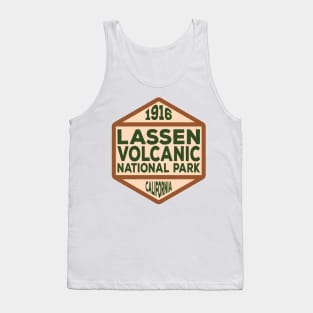 Lassen Volcanic National Park badge Tank Top